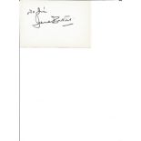 Jane Baxter signed 6x4 white card. (9 September 1909 - 13 September 1996) was a British actress. Her