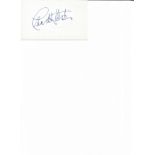 Charlton Heston signed 5x3 white card. October 4, 1923 - April 5, 2008) was an American actor and