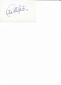 Charlton Heston signed 5x3 white card. October 4, 1923 - April 5, 2008) was an American actor and