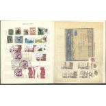 South Africa stamp collection in stockbook. 18 full pages. Mainly used and over 50 years old with