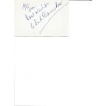 Chilli Boucher signed 6x4 white card. Dedicated. Good Condition. All signed pieces come with a