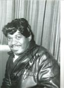 Music Percy Sledge signed 12 x 8 inch b/w photo. Good Condition. All signed pieces come with a