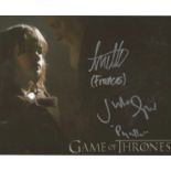 Game Of Thrones 10x 8 colour Photo Signed In Person By Julian Glover & Annette Hannah. Good