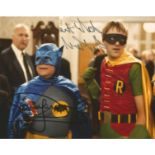 Only Fools and Horses Batman and Robin 10 x 8 inch colour photo signed by David Jason and Nicholas