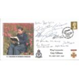 WW2 617 Sqn veterans multiple signed Guy Gibson VC 2003 cover. Signed by 10 WW2 crew members