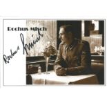 Rochus Misch Hitlers Bodyguard WW2 signed 6 x 4 b/w photocard. Good Condition. All signed pieces