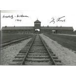 Iby Knill signed 12 x 8 b/w photo, she fled to Hungary to escape Nazi-occupied Czechoslovakia, but