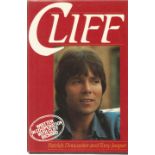 Cliff Richards signed hardback book his autobiography by Patrick Doncaster and Tony Jasper. Signed