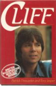 Cliff Richards signed hardback book his autobiography by Patrick Doncaster and Tony Jasper. Signed