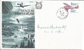 Col Maurice Buckmaster & Vera Atkins rare WW2 resistance SOE leaders signed scarce Maquis D'Auvergne