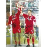 Gareth Southgate and Ugo Ehiogu Middlesbrough Signed 10 x 8 inch football photo. Good Condition. All