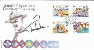 Astronaut Tim Peake signed 2007 Jersey Scouting FDC. Good Condition. All signed pieces come with a