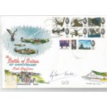 WW2 fighter ace Douglas Bader DSO DFC signed 1965 25th ann Battle of Britain FDC with scarce