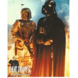 Star Wars Dave Prowse as Darth Vadar signed 10 x 8 inch colour photo. Good Condition. All signed