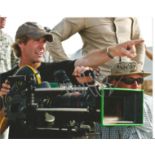 Film Director Michael Bay signed 10 x 8 colour photo directing on set. The films he has produced and