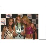 Atomic Kitten signed 10x6 colour photo. Good Condition. All signed pieces come with a Certificate of