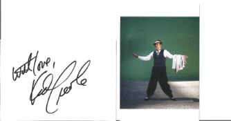 Kid Creole Singer Signed Card Plus Photo . Good Condition. All signed pieces come with a Certificate