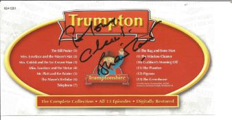 Brian Cant signed insert in Trumpton DVD, Included . Good Condition. All signed pieces come with a