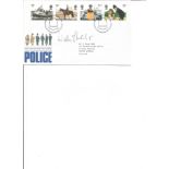 Willie Whitelaw signed 1977 Police FDC with neat typed address with Home Office letter from