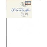 Zeppelin Isa Von Brandenstein Zeppelin signed 1984 German Balloon FDC. Good Condition. All signed