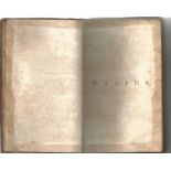 Maxims and Moral Reflections hardback book. 1776. Water damage and foxing. Good Condition. All