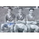 Leeds United Norman Hunter, Football Autographed 12 X 8 Photo, A Superb Image Depicting Hunter And
