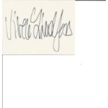 Viveca Lindfors small signature piece. Good Condition. All signed pieces come with a Certificate