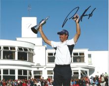 Padraig Harrington Signed British Open Golf 8x10 Photo . Good Condition. All signed pieces come with