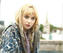 Imogen Poots Actress Signed 8x10 Photo . Good Condition. All signed pieces come with a Certificate