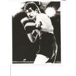 Barry Mcguigan signed 10x8 black and white photo. Good Condition. All signed pieces come with a