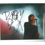 Bobby Gillespie signed 10x8 colour photo. Good Condition. All signed pieces come with a