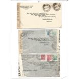 Postal History. 3 letter envelopes. Good Condition. We combine postage on multiple winning lots