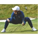 Tommy Fleetwood Signed Ryder Cup Golf 8x10 Photo . Good Condition. All signed pieces come with a