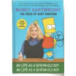 My Life as A 10 Year Old hardback book signed inside by the voice of Bart Simpson Nancy Cartwright