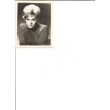 Kim Novak signed 4x4 black and white photo. American film and television actress. Dedicated. Good