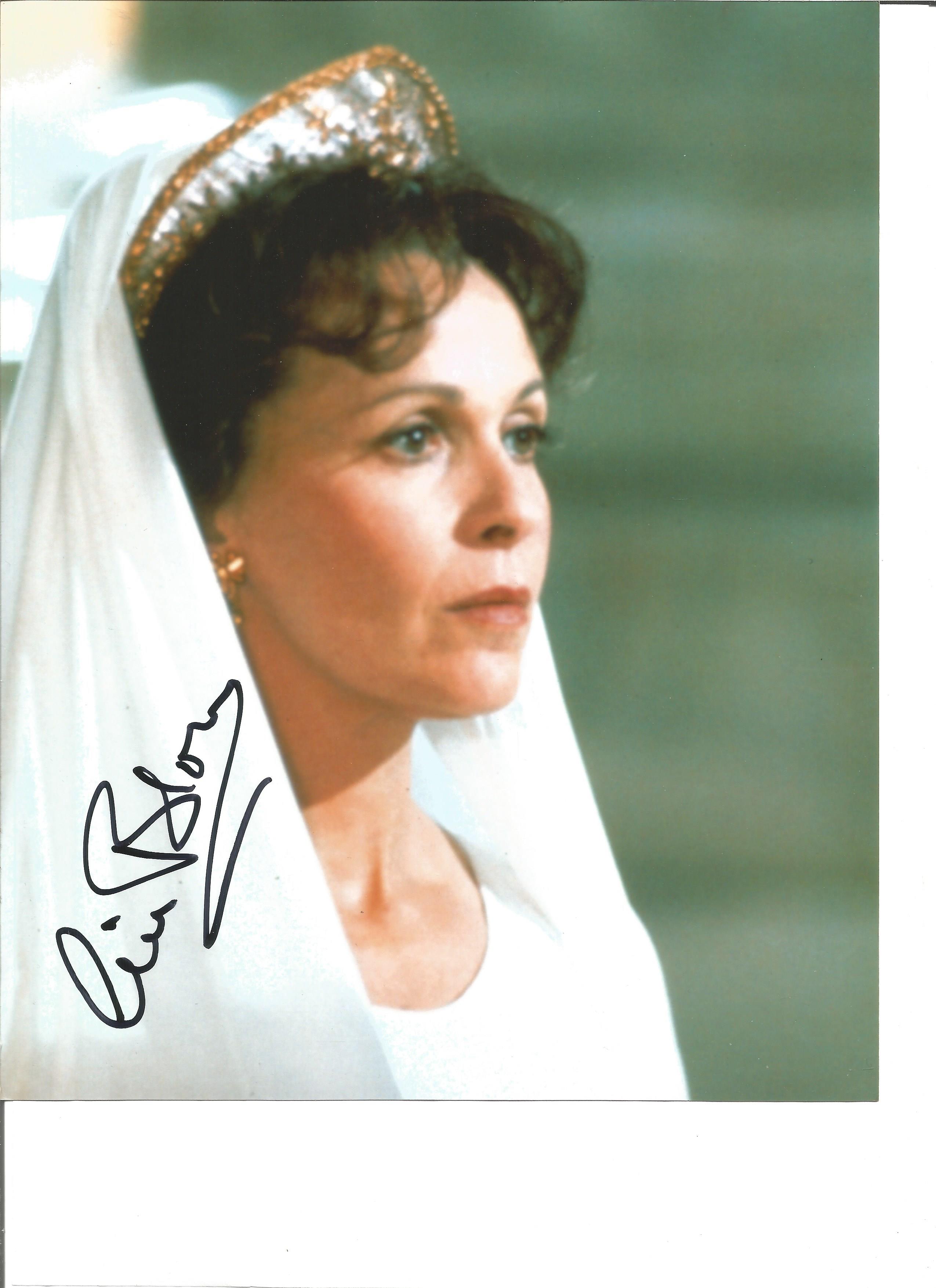 Claire Bloom signed 10x8 colour photo. Good Condition. All signed pieces come with a Certificate