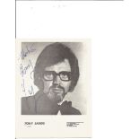 Tony Sands signed 4x4 black and white photo. Dedicated. Good Condition. All signed pieces come