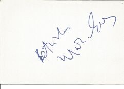 Marius Goring signed 6x4 white card. Good Condition. All signed pieces come with a Certificate of