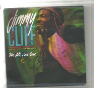 Jimmy Cliff signed We all are one 45rpm record sleeve, Record included . Good Condition. All