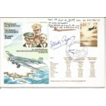 Sqdn Ldr Noel Corry 25 Sqdn and one other signed historic aviators cover. RAFM HA (SP5). Good