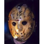 Blowout Sale! Kane Hodder Friday 13th hand signed 10x8 photo.