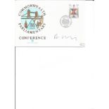 Commonwealth Parliamentary Conference cover signed by 1. Good Condition. All signed pieces come with