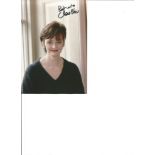 Cherie Blair signed 7x5 colour photo. Good Condition. All signed pieces come with a Certificate of