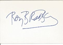 Ray Bradbury signed 6x4 white card. Author . Good Condition. All signed pieces come with a