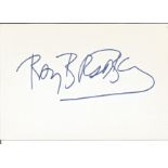 Ray Bradbury signed 6x4 white card. Author . Good Condition. All signed pieces come with a