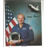 Vance D Brand signed 10x8 colour NASA photo. Good Condition. All signed pieces come with a