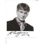 Aled Jones signed 10x8 black and white photo. Very young image. Good Condition. All signed pieces