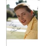 Dolores Hart signed 10x8 colour photo. Dedicated. Good Condition. All signed pieces come with a