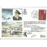 Hubert Patten 64 Sqdn signed Lord Douglas of Kirtleside historic aviators cover. RAFM HA38. Good
