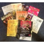 Theatre flyer signed collection 20 included many multi signed. Some of names included are Claire